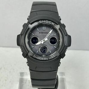 美品 G-SHOCK AWG-M100B-1A ファイヤーパッケージ タフソーラー 電波受信 電波ソーラー マルチバンド6 ブラック 反転液晶 アナデジの画像5