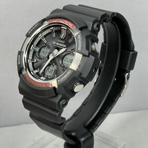 美品 G-SHOCK GAW-100-1AJF タフソーラー 電波受信 電波ソーラー マルチバンド6 アナログ/デジタル アナデジ ブラック ビックケースの画像7