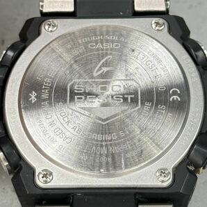 極美品 G-SHOCK GST-B100D-1A9JF GスチールG-STEEL タフソーラー Bluetooth搭載モバイルリンク メタルバンド ブラック ゴールド クロノの画像8