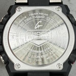 極美品G-SHOCK GST-B100D-1AJF GスチールG-STEEL タフソーラー Bluetooth搭載モバイルリンク メタルバンド/メタルベゼル ブラック シルバーの画像8