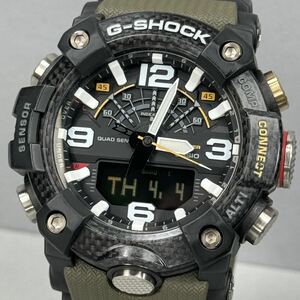 美品 G-SHOCK GG-B100-1A3JF MUDMASTEマッドマスター Bluetooth搭載 モバイルリンク カーボンコアガード ブラック 反転液晶 アナデジ