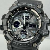 美品 G-SHOCK GSG-100-1A MUDMASTERマッドマスター タフソーラー アナログ/デジタル アナデジ ブラック 反転液晶 ダブルイルミネータ_画像1