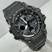 美品 G-SHOCK GSG-100-1A MUDMASTERマッドマスター タフソーラー アナログ/デジタル アナデジ ブラック 反転液晶 ダブルイルミネータ_画像2