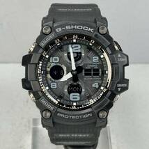 美品 G-SHOCK GSG-100-1A MUDMASTERマッドマスター タフソーラー アナログ/デジタル アナデジ ブラック 反転液晶 ダブルイルミネータ_画像5