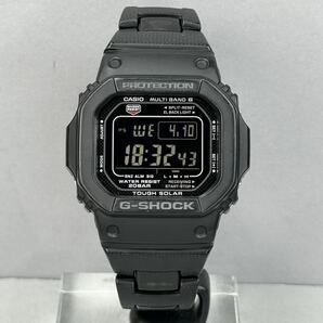 美品 G-SHOCK GW-M5610BC-1JF タフソーラー 電波受信 電波ソーラー マルチバンド6 ブラック 反転液晶 メタルコアバンド スクウェアの画像5