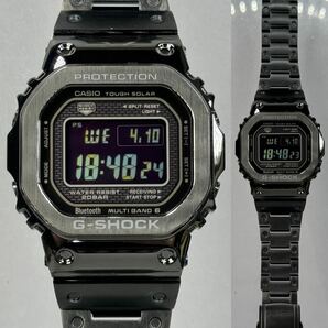 極美品 G-SHOCK GMW-B5000GD-1JF タフソーラー 電波受信 電波ソーラー マルチバンド6 Bluetooth動作モバイルリンク メタルバンド ブラックの画像3