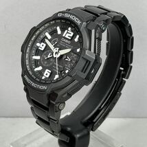 極美品 G-SHOCK GW-4000D-1AJF スカイコックピット タフソーラー 電波受信 電波ソーラー マルチバンド6 ブラック ホワイト メタルバンド_画像7