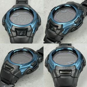 極美品 G-SHOCK MTG-M900BD-2JF MT-G タフソーラー 電波受信 電波ソーラー マルチバンド6 ブラック ブルー 反転液晶 メタルバンド デジタルの画像4