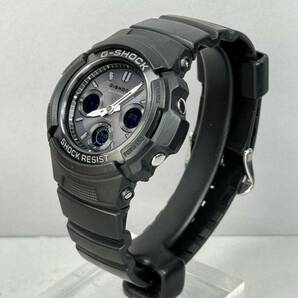 美品 G-SHOCK AWG-M100B-1A ファイヤーパッケージ タフソーラー 電波受信 電波ソーラー マルチバンド6 ブラック 反転液晶 アナデジの画像7