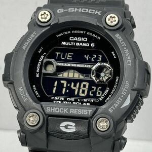 美品 G-SHOCK GW-7900B-1JF タフソーラー 電波受信 電波ソーラー マルチバンド6 ブラック 反転液晶 タイドグラフ/ムーンデータ デジタル