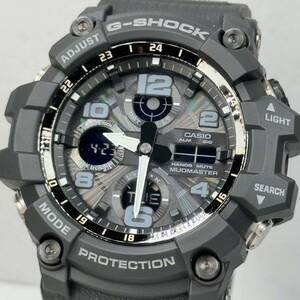 未使用同様極美品 箱説付G-SHOCK GWG-100-1AJF MUDMASTER マッドマスター タフソーラー 電波受信 電波ソーラー マルチバンド6 ブラック 