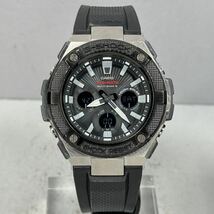 美品 G-SHOCK GST-W330AC-1AJF G-STEEL Gスチール タフソーラー 電波受信 電波ソーラー マルチバンド6 反転液晶 ブラック ラバーバンド_画像5