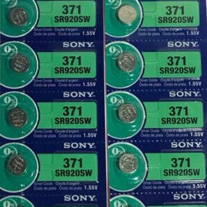 SONY 371 SR920SW ボタン電池　10個
