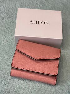 新品・未使用！！【ALBION バイカラー 三つ折り財布】