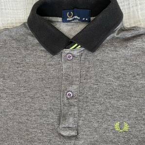 ★ 【注意事項必読】FRED PERRY フレッドペリー 半袖ポロシャツ Gray 灰色 Mサイズ★の画像2