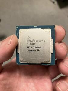 動作品★デスクトップPC用 Intel CPU Core i3-7100T 3.4GHz 　中古品です