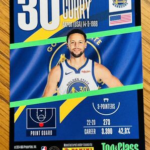 2023-24 Panini Top Class Stephen Curry Rainbow Master #208の画像2