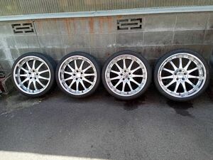  Lexus LS460 21 -inch Carlsson CR1/11RS "Carlson" tire wheel 4 pcs set! tire remainder amount equipped!! 9J 10J