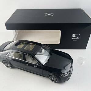 1円～ Norev Mercedes Benz AG Mercedesst 1/18 S-Klasse onyx black ベンツ ディーラー限定モデル モデルカーの画像1