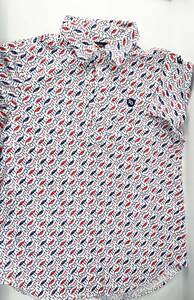 美品　PEARLYGATES パーリーゲイツ　半袖　ポロシャツ　サイズ5　総柄　1円～　レディース　ゴルフウェア