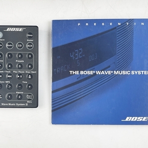 １円～ 美品 BOSE ボ－ズ WAVE music system III ウェーブミュージックシステム3 CDプレーヤー/ラジオ 再生確認OK リモコン付の画像3