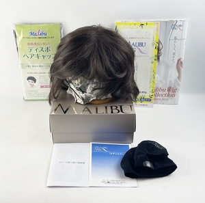 １円～　MALIBU WIG　マリブ ウィッグ　ショートボブ　鬘　カツラ　耐熱　人毛　冊子付属品有