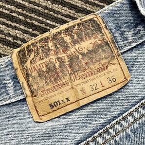 Levi's リーバイス 501XX W32L36 524刻印 デニム ジーンズ USA製 米国製 1円～の画像3