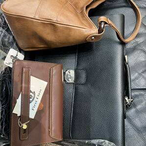 全て未使用 保管品 鞄 バッグ まとめ 1円～ メンズ ビジネス ブリーフ レザー 書類入れ ハンドバッグ の画像6
