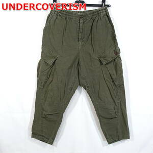 【良品】アンダーカバイズム　クロップドカーゴパンツ　UNDERCOVER ISM　Undercoverism　サイズ１（Ｓ相当）　オリーブ