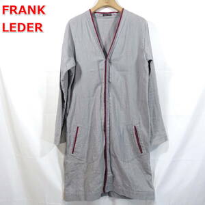 【良品】フランクリーダー　春夏　ロング丈カーディガン　FRANK LEDER　サイズＬ　カーキ