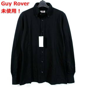 【未使用】ギローバー　春夏　ATTILA　鹿の子ＢＤシャツ　GUY ROVER　サイズＭ　黒