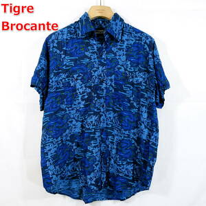 【良品】ティグルブロカンテ　バティック染めシャツ　Tigre Brocante　サイズＬ