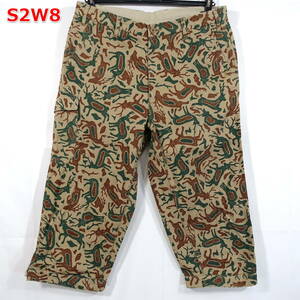 【良品】South２West8　鹿カモフラ柄クロップドパンツ　S2W8　サイズＬ