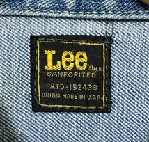 USA製 Lee 220-J リー デニムジャケット Gジャン トラッカージャケット1970’s ヴィンテージ Made in U.S.A_画像9