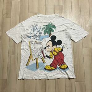 Mickey Mouse/ミッキーマウス/Disney/ディズニー/半袖/tシャツ/90s/USA/Lの画像1
