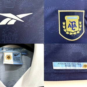 Reebok サッカーアルゼンチン代表 1999 AWAY L/Sユニフォーム Mの画像3