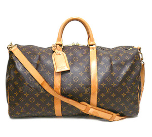 ◎LOUIS VUITTON ルイヴィトン モノグラム キーポル バンドリエール50 ボストンバッグ トラベルバッグ 旅行鞄 PVC×レザー M41416 ON5814