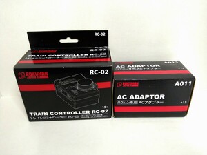 RC-02 トレインコントローラー A011 ACアダプター まとめて 未使用 ロクハン Zゲージ ROKHAN