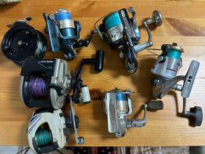 リール 釣具 パーツ　部品取り　ジャンク　中古　現状　コレクション　趣味　ダイワ　Daiwa フィッシング　まとめ　セット