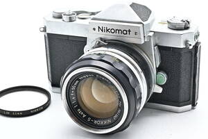 1C-859 Nikon ニコン Nikomat FTN NIKKOR-S Auto 50mm f/1.4 一眼レフフィルムカメラ マニュアルフォーカス