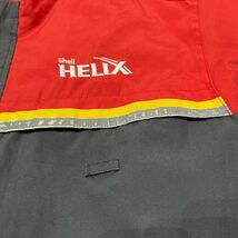 昭和シェル石油 shell HELIX フェラーリ 刺繍ロゴ つなぎ オールインワン 企業ロゴ メカニック サイズL 玉mc2794_画像9