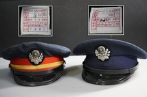 4625 旧国鉄 日本国有鉄道 昭和45年 3号型 制帽 2種 2点_画像1