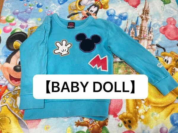 【BABY DOLL】子供服　ディズニー　ミッキートレーナー100㎝【値下げ交渉不可】