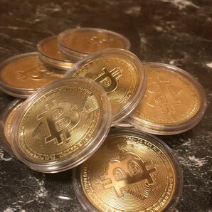 【新品・送料無料】ビットコイン 5枚 ゴルフ マーカー グリーン Bitcoin レプリカ 仮想通貨の画像4