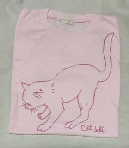 publex・猫Tシャツ・ピンク・L・新品・送料無料