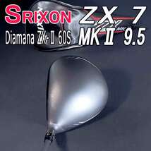 スリクソンZX7 mk2 1w 9.5 純正シャフト Diamana ZXII 60S 45.25インチ 純正ヘッドカバー DUNLOP SELECT SHOP限定モデル_画像4