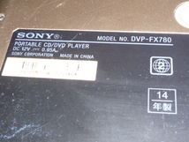 　中古ポータブル　SONY DVP-FX-780 ジャンク品　2014年製_画像5