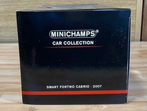 ミニカー 1/18 smart fortwo cabrio 2007 minichamps 「CAR COLLECTION」 レッド×ブラック_画像9