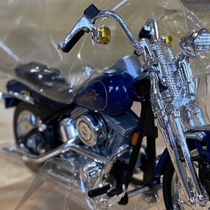 1/18 ハーレーダビッドソン XLH SPORTSTER 1200(ブルー×ブラック) 「HARLEY-DAVIDSON MORTORCYCLE シリーズ」 バイク ミニカー の画像1