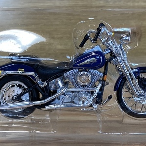 1/18 ハーレーダビッドソン XLH SPORTSTER 1200(ブルー×ブラック) 「HARLEY-DAVIDSON MORTORCYCLE シリーズ」 バイク ミニカー の画像5